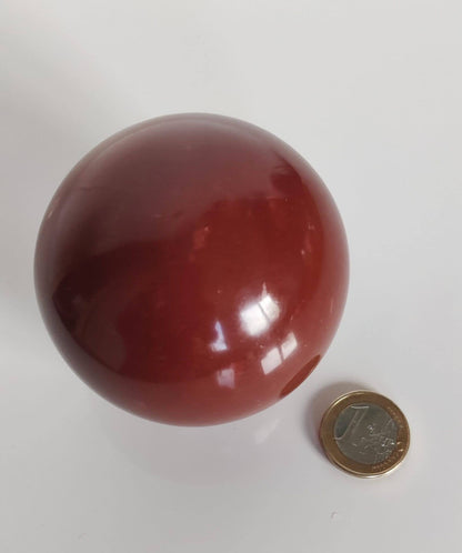 Brazilian Red Jasper Sphere — 70 mm, view 3