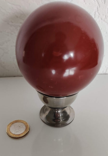 Brazilian Red Jasper Sphere — 70 mm, view 2